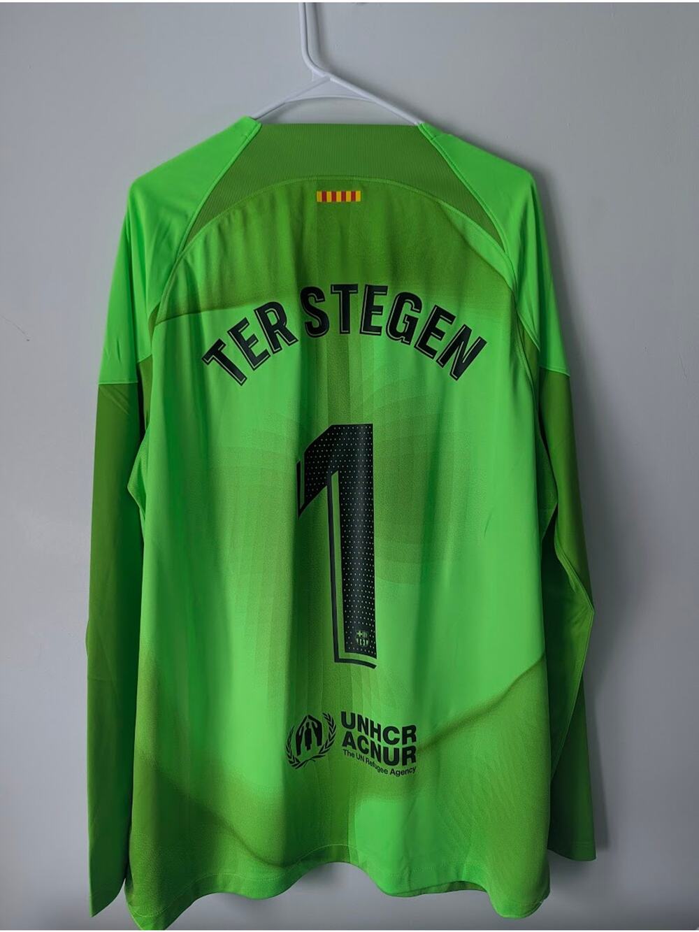 Barcelona Ter Stegen Goalkeeper Jersey XL NWT